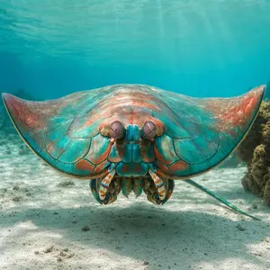 Mantis shrimp + Stingray